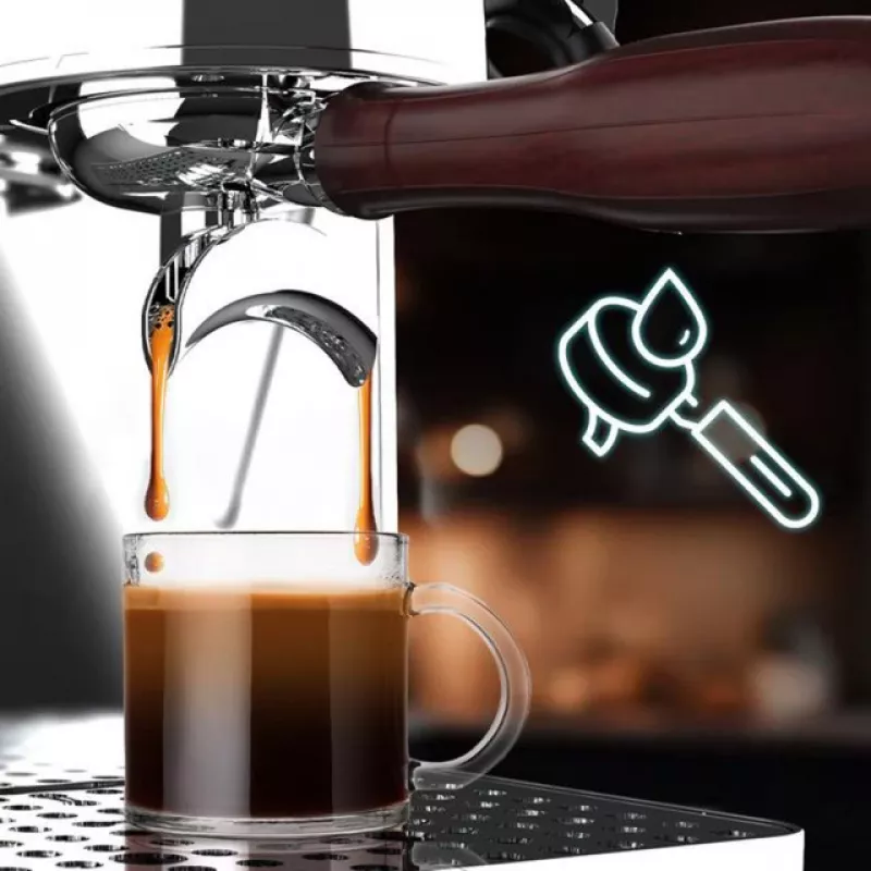 Cafetera de palanca Baristeo Intima (plateado/acero inoxidable, Thermoblock)