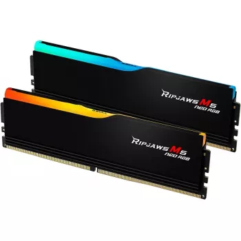 DIMM 64 GB DDR5-6000 (2x 32 GB) Dual-Kit, memoria negra, F5-6000J3238G32GX2-RM5NRK, Ripjaws M5 Neo, AMD EXPO