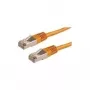 Latiguillo ROLINE S/FTP (PiMF) Cat.6 naranja 10 m