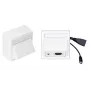 Adaptador HDMI Wiktors Vivolink WI221170 con conector hembra de audio de 3,5 mm, blanco