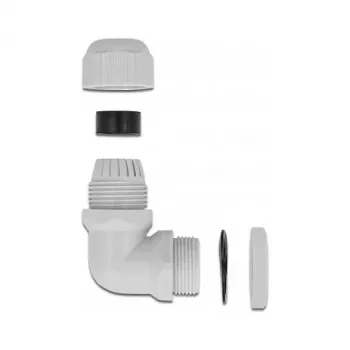 Prensaestopas DeLOCK 60338 gris plástico 1 ud.