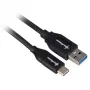 Cable Sharkoon USB 3.2 Gen 2 USB-A macho > USB-C negro 1 metro - cable - digital/datos