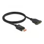 Cable de extensión DisplayPort Panel-Mount DeLOCK 87095 8K 60 Hz 1 m