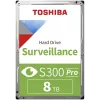 Toshiba S300 Pro Disco duro interno de vigilancia 8 TB 7200 RPM 512 MB 3.5 Serial ATA III