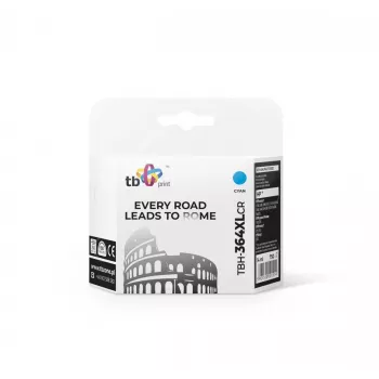 Cartucho de tinta TB comp. S HP CB323EE (n.º 364), TBH-364XLCR, cian