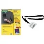 Portanombres AVERY 4825 transparente 90x60mm 16 unidades