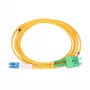 Latiguillo Extralink SC/APC a LC/PC monomodo dúplex 9/125 µm 2 mm, 1,5 m