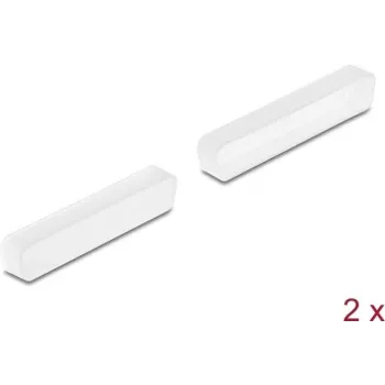 Tapa antipolvo DeLOCK para conector macho D-Sub 37 2 uds. transparente