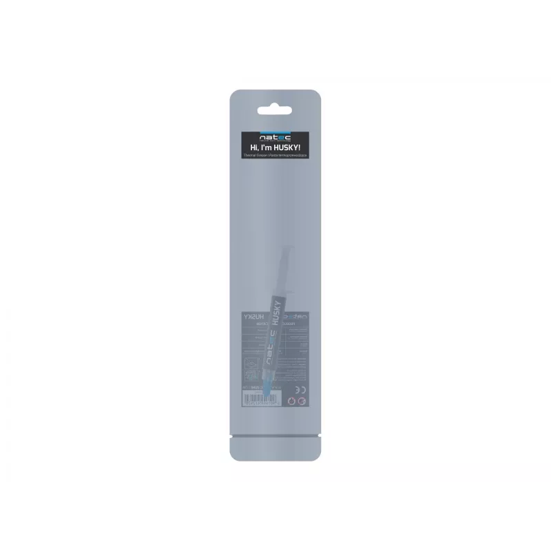 Pasta térmica NATEC Husky NPT-1324, conductividad térmica 4,63 W/m·K, volumen 2 ml, densidad 2,5 g/cm³