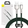 Cable USB-A a Lightning Baseus 1 m, verde