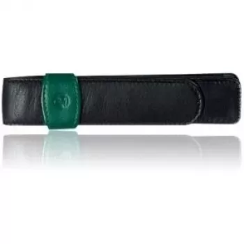Estuche para instrumentos de escritura Pelikan piel TG22 negro-verde (923722)