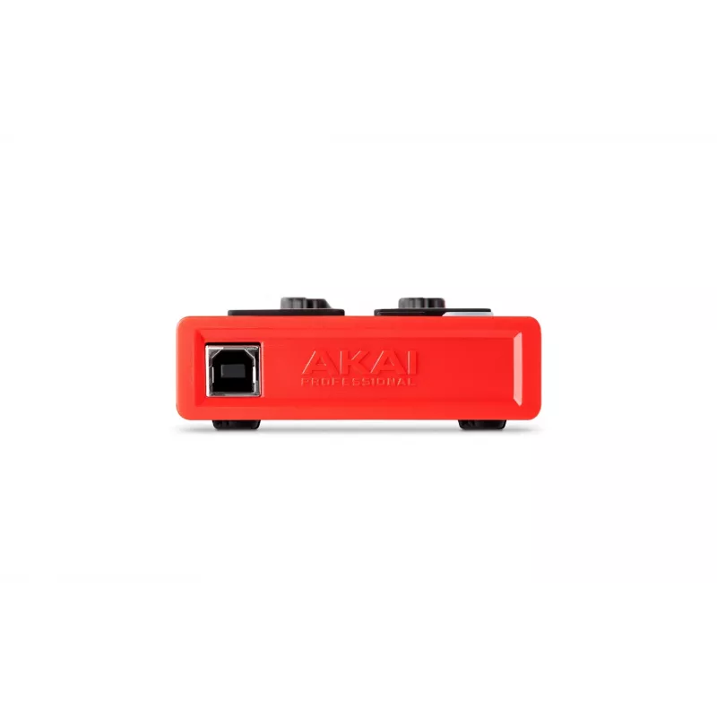 Teclado MIDI Akai LPD8 MKII 8 teclas USB negro, rojo