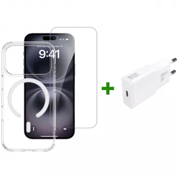 4smarts 3in1 Premium Starter Set para Apple iPhone 17 Pro, compatible con MagSafe