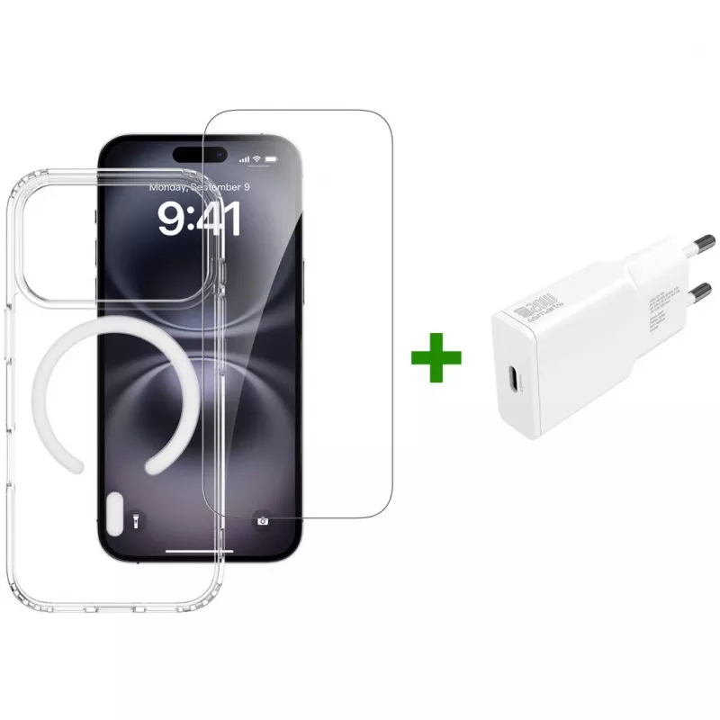 4smarts 3in1 Premium Starter Set para Apple iPhone 17 Pro, compatible con MagSafe
