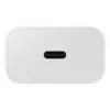Cargador rápido USB de CA Samsung EP-T2510 25W Blanco, USB‑C, PPS, Super Fast Charging