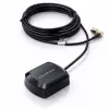 Antena GPS/GLONASS exterior QOLTEC 28 dBi 50 W con conector macho SMA en ángulo recto
