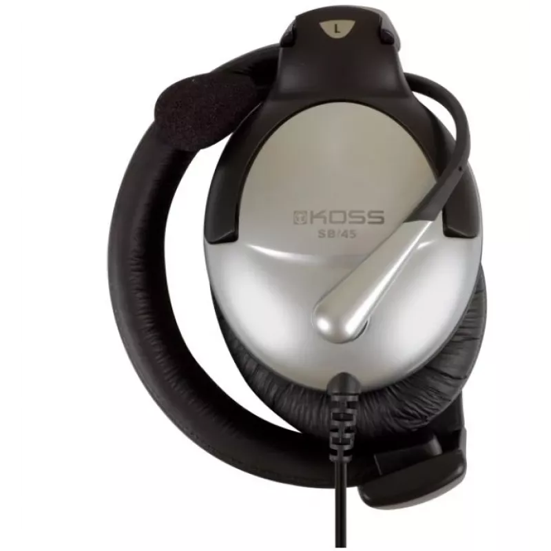 Koss SB45 Headset con cable diadema Llamadas/Música Negro, Plata