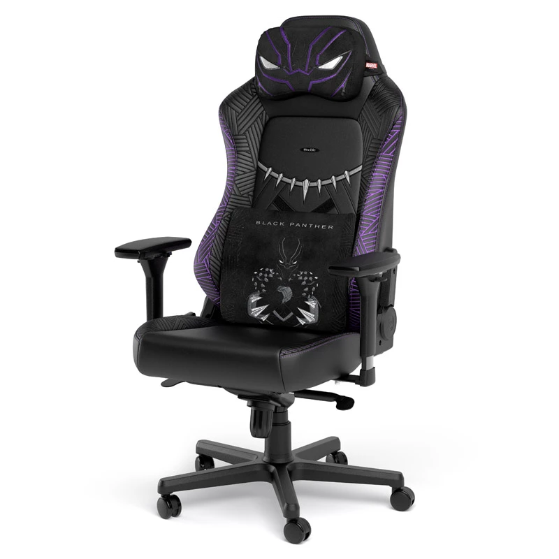 noblechairs Set de cojines Memory Foam - Black Panther Edition