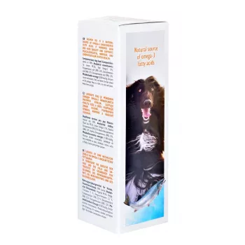 Complemento líquido de aceite de salmón Brit Care 500 ml para gatos y perros – cuidado de la piel y el pelaje