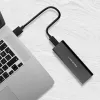 Qoltec 50312 carcasa para SSD M.2 NVMe, USB Type-C, negra