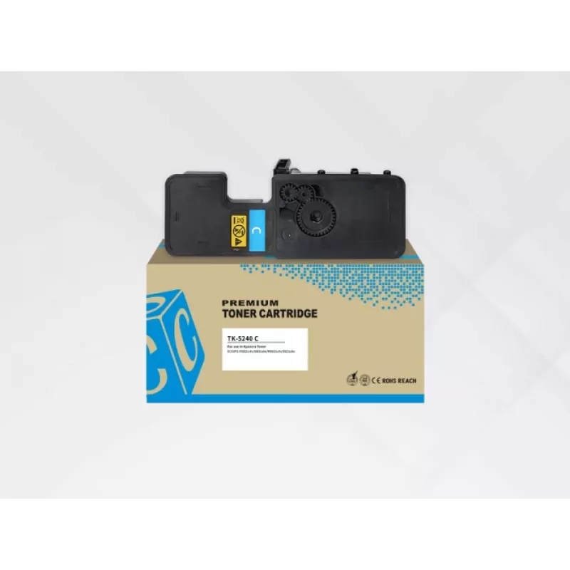 Tóner compatible HYB para Kyocera TK-5240C cian, láser, para ECOSYS P5026Cdw/P5026Cdn/M5526Cdw/M5526Cdn