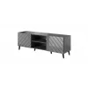 Mueble RTV ABETO 150x42x52 grafito/brillante