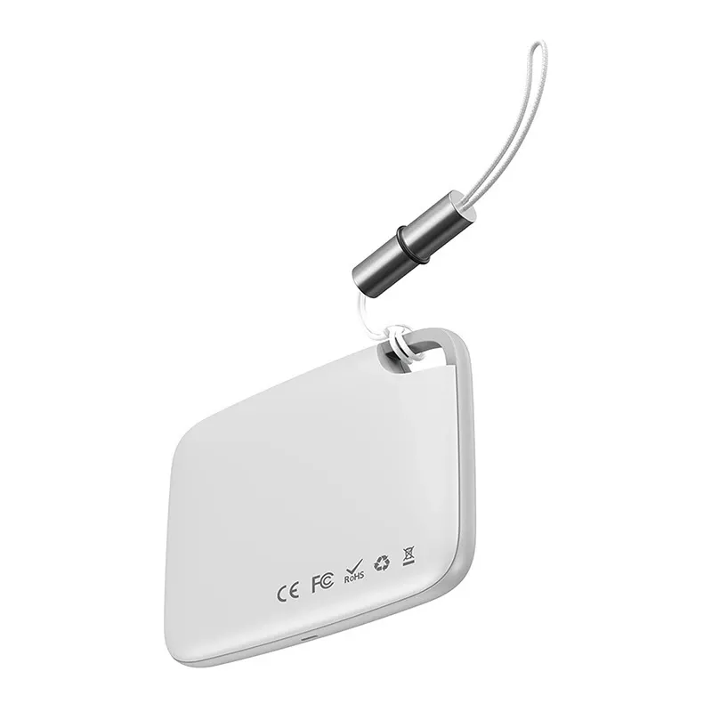 Baseus T2 ZLFDQT2-02 mini localizador de llaves (rastreador), 75 mAh, 80–100 dB, blanco