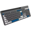 Teclado inalámbrico CANYON HKB-W03 gris – diseño compacto, funciona con pilas AAA, modelo CNS-HKBW03DG
