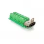 Adaptador conector hembra HDMI a regleta de bornes de 20 polos DeLOCK 65168