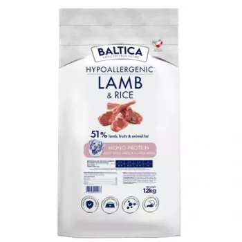 BALTICA Nutraceutic Hypoallergenic L/XL cordero con arroz - pienso seco para perros - 12 kg