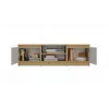 Mueble de TV MALWA 120, roble Artisan/cashmere