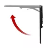 Estante plegable de pared Maclean 100x40 cm MC-128 B