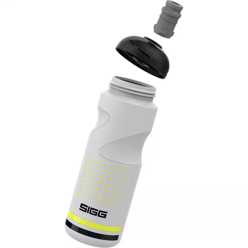 Botella Sigg 6005.80 — botella deportiva de plástico 750 ml, blanca, 236 mm de altura