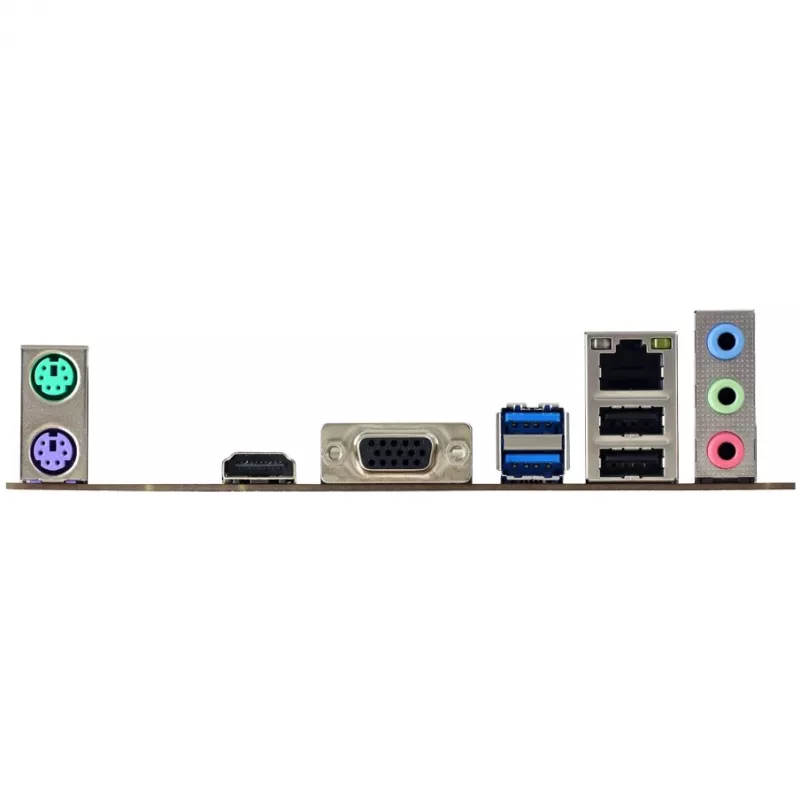 Placa base BIOSTAR H81MHV3 3.0 — Micro ATX, LGA 1150, Intel H81, 2x DDR3 DIMM (máx. 16 GB), SATA II/III, Gigabit LAN, HDMI, VGA