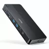 Docking station UNITEK D1103A01 USB4 con cable negro 100W Power Delivery