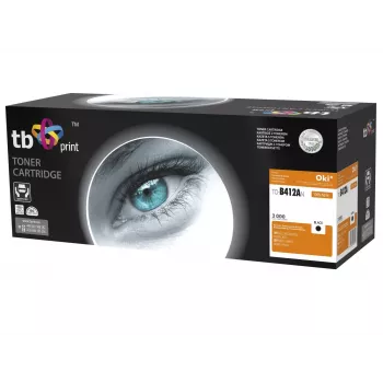 Tóner TB compatible con OKI B412/B432, negro, nuevo 412AN