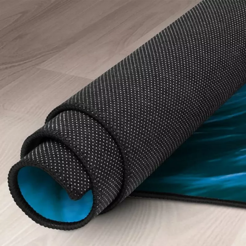Sharkoon SKILLER SFM12 Undertow alfombrilla protectora de suelo, 140 x 100 cm, negro/azul/blanco