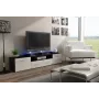 Soporte de TV Cama EVORA 200 wenge/blanco brillante