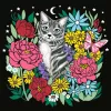Set de pintar por números Ravensburger CreArt Pixie Cold Cat (modelo 25855) – set de pintura sobre lienzo
