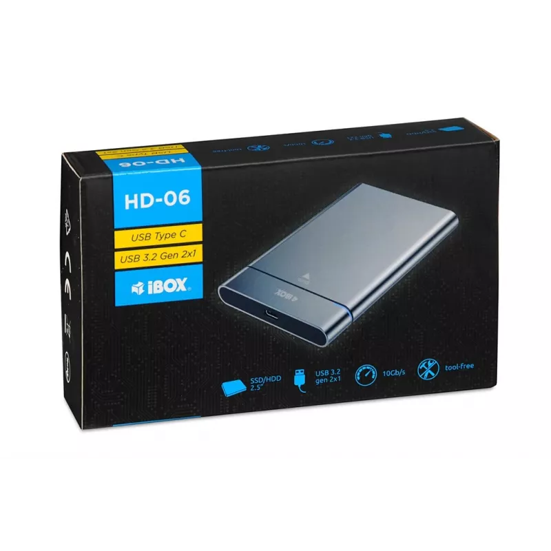 iBox HD-06 Carcasa para disco duro de 2,5
