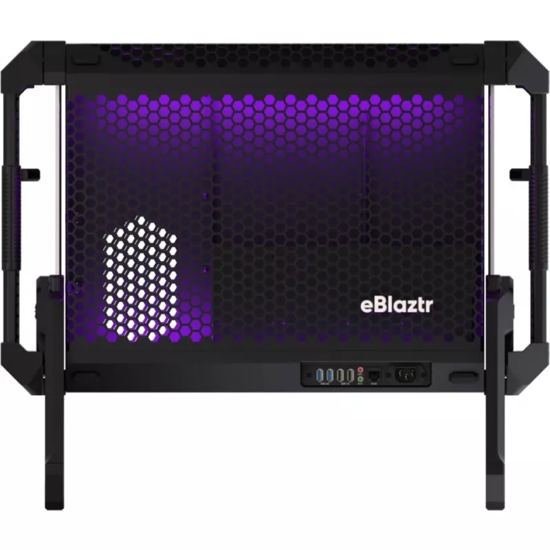 Caja de PC portátil Eblaztr - Negra - Caja de PC - Mini Tower - Negra