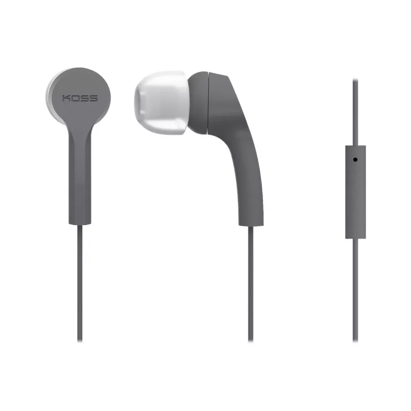 Koss | Auriculares | KEB9iGRY | Con cable | In-ear | Micrófono | Gris