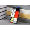 Funda protectora iKins para Apple iPhone 8/7 Mondrian negro