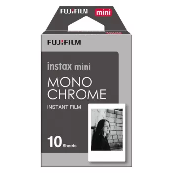 Fujifilm Instax Mini Monochrome - Película instantánea en blanco y negro - instax mini - ISO 800 - 10 fotos