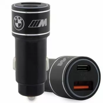 Cargador de coche 20W PD-QC 3.0 carga rápida negro