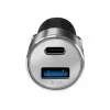 Fuente de alimentación para coche LogiLink – 36 vatios – 3 A – PD 3.0, QC 3.0 – 2 puertos de salida (USB, USB-C de 24 pines)