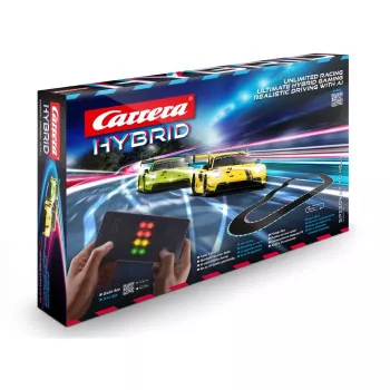 Set de vehículo de carreras y pista Carrera 50050001 negro azul amarillo