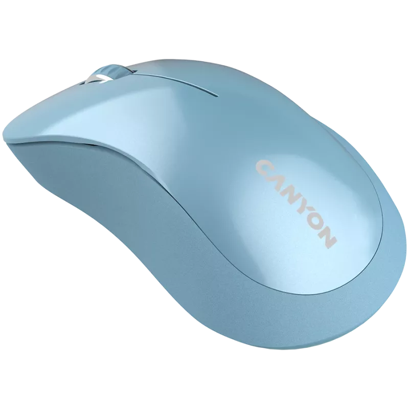 CANYON MW-11, ratón inalámbrico 2,4 GHz, con 3 botones, DPI 1200, pila: AAA*2 uds., azul, 67*109*38 mm, 0,063 kg