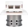 Toma de pared empotrable de fibra óptica FTTH Digitus DN-93201 adaptador SC/LC 86x30x86mm