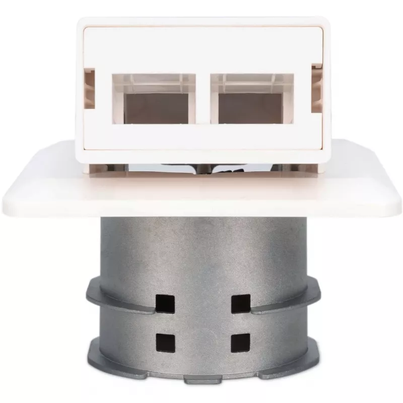 Toma de pared empotrable de fibra óptica FTTH Digitus DN-93201 adaptador SC/LC 86x30x86mm